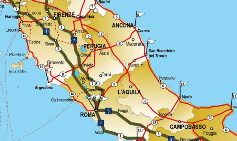 La situazione della rete cicloturistica italiana (2° parte – Centro Italia) La situazione della rete cicloturistica italiana (2° parte – Centro Italia)