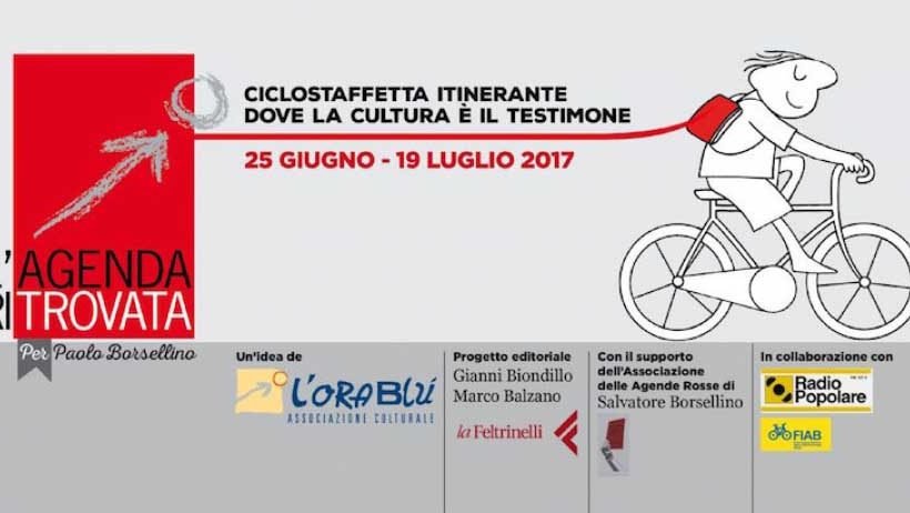 L’agenda ritrovata: la prima ciclostaffetta in memoria di Paolo Borsellino