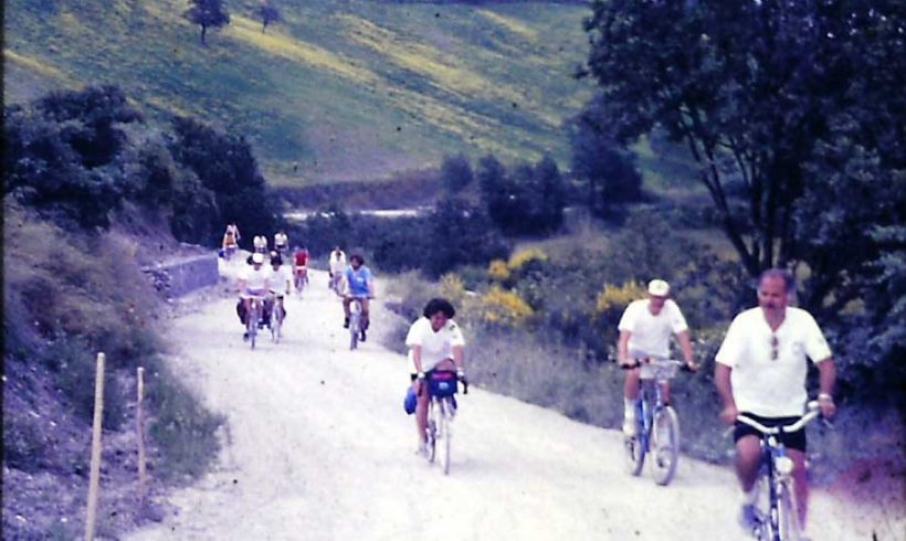 Strada alla bici nel 1988 con il primo Raduno Nazionale Amici della Bicicletta