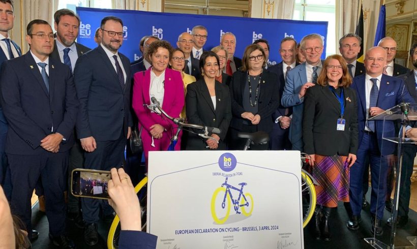 L’UE adotta la Dichiarazione Europea sulla ciclabilità