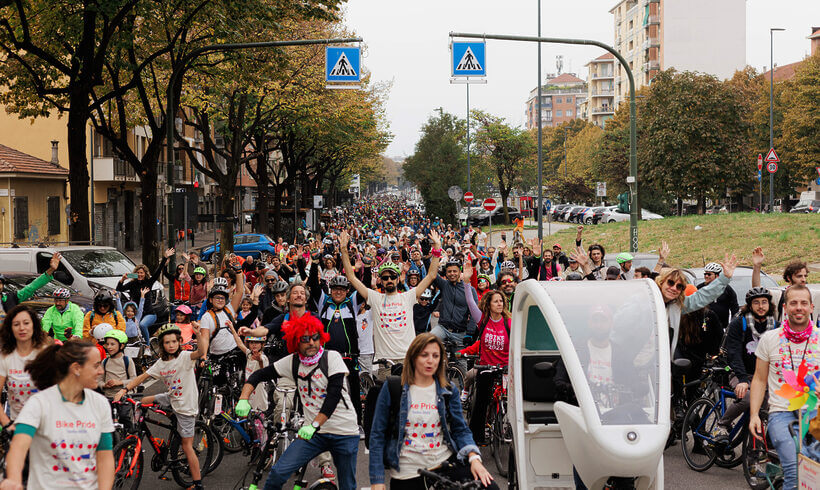 Com’è pedalare a Torino. L’intervista a FIAB Bike Pride. “Su alcune ciclabili +83% di passaggi. Servono manutenzione e inclusività”