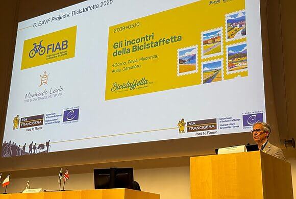 Assemblea Generale dell’Associazione Europea delle Vie Francigene a Roma. FIAB: “Qui per ribadire l’importanza strategica del cicloturismo e di EuroVelo 5”