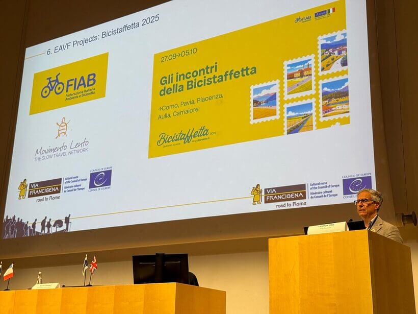 Assemblea Generale dell’Associazione Europea delle Vie Francigene a Roma. FIAB: “Qui per ribadire l’importanza strategica del cicloturismo e di EuroVelo 5”