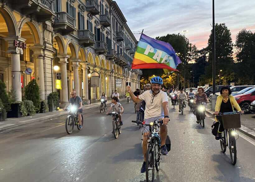 Pedaliamo per la pace: FIAB ed Emergency ancora insieme. Il 26 aprile l’evento di lancio a Lecco, ad agosto il viaggio nei Balcani