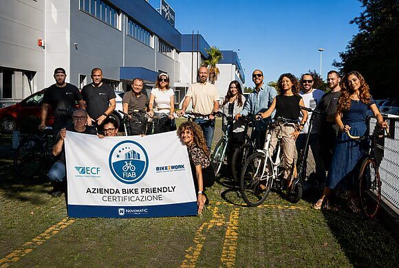 Novomatic, a Rimini la best practice di una nuova Azienda Bike Friendly certificata da FIAB