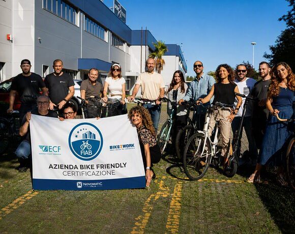 Novomatic, a Rimini la best practice di una nuova Azienda Bike Friendly certificata da FIAB Novomatic, a Rimini la best practice di una nuova Azienda Bike Friendly certificata da FIAB